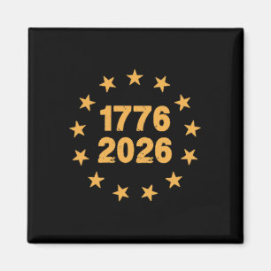 250 Years American Flag - Front And Back _2 Magnet