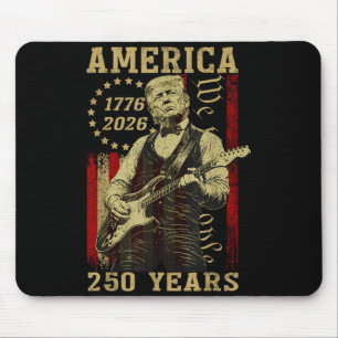 250 years american greatness - president trump mouse pad