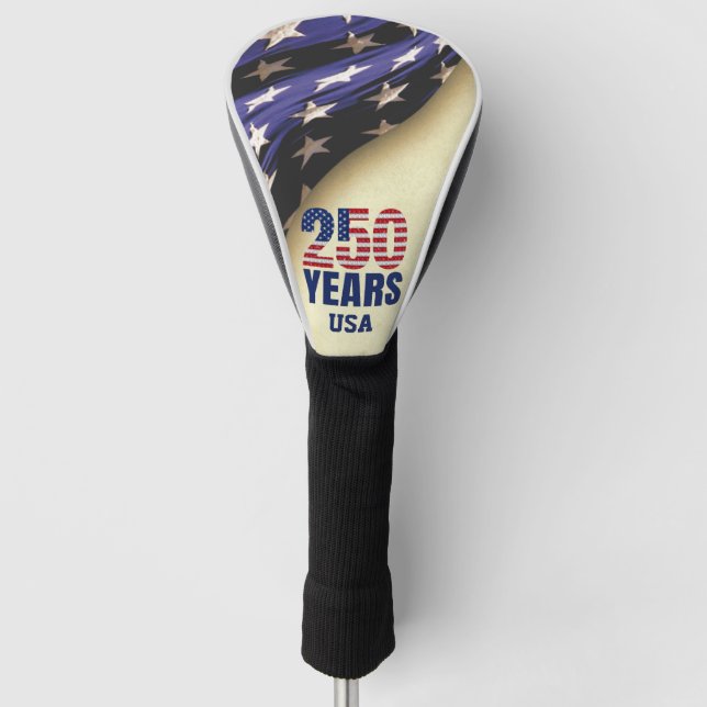250 Years American Independence Souvenir Golf Head Cover (Front)