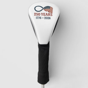 250 Years Anniversary 1776-2026 USA Patriotic Golf Head Cover