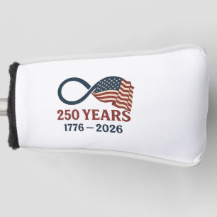 250 Years Anniversary 1776-2026 USA Patriotic Golf Head Cover
