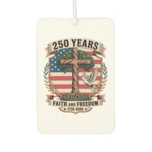 250 Years Faith and Freedom Car Air Freshener
