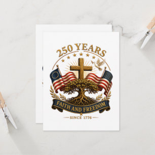 250 Years Faith and Freedom Invitation