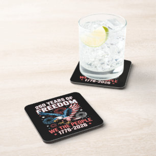 250 Years Freedom Eagle 250th Anniversary USA Coaster