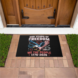 250 Years Freedom Eagle 250th Anniversary USA Doormat