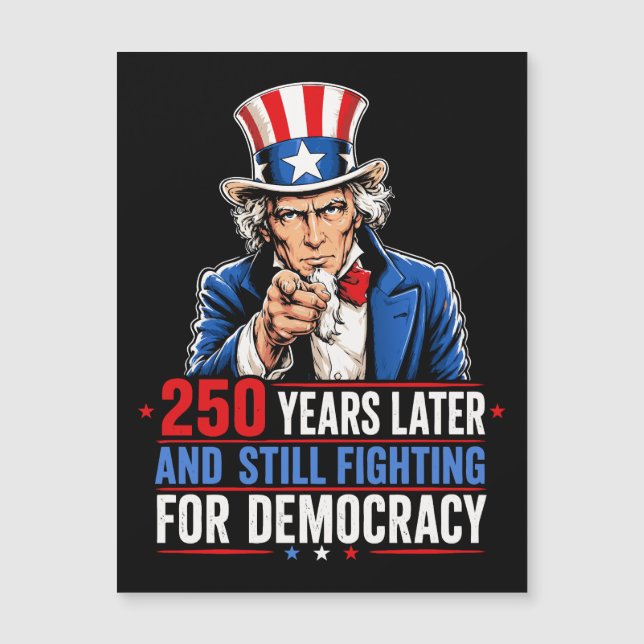 250 years later and still fighting for democracy (Front)