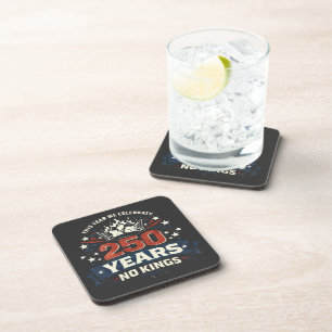 250 Years No Kings Patriotic Coaster
