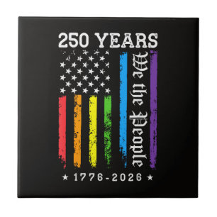 250 Years of American 250th Anniversary US LGBT Pr Tile