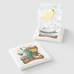 250 Years of American Freedom Stone Coaster