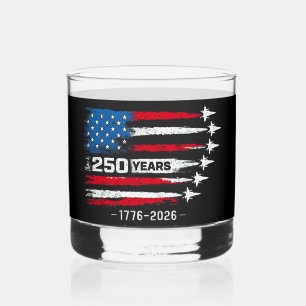 250 Years of American Freedom Whiskey Glass