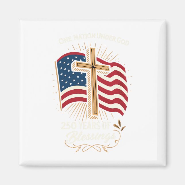 250 Years Of Blessing - 250th Anniversary - Christ Magnet (Front)