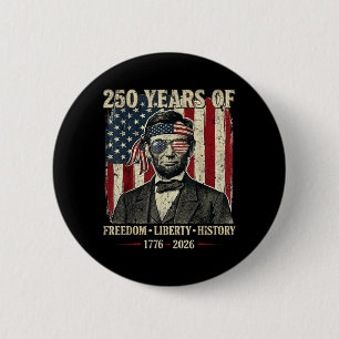 250 Years of dom Liberty History Abraham 6 Cm Round Badge