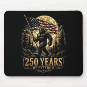250 Years Of Dom Patriotic Bigfoot Usa Flag Mouse Pad