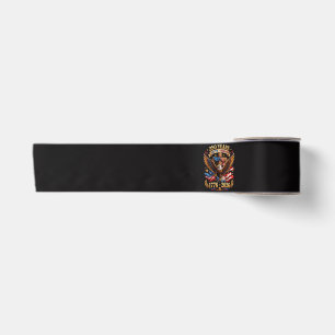 250 Years of Faith Freedom Eagle Patriotic Satin Ribbon