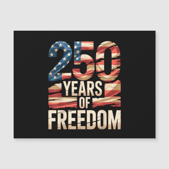 250 Years of Freedom (Front)