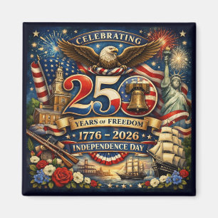 250 Years of Freedom (1776–2026) Magnet