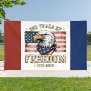 250 Years of Freedom – American Semiquincentennial Banner