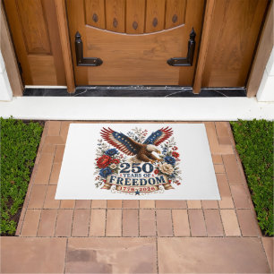 250 Years of Freedom Eagle 250th Anniversary USA Doormat