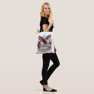 250 Years of Freedom Eagle 250th Anniversary USA Tote Bag