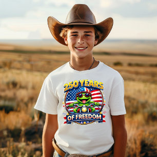 250 Years of Freedom Froggy Biker Tri-Blend Shirt