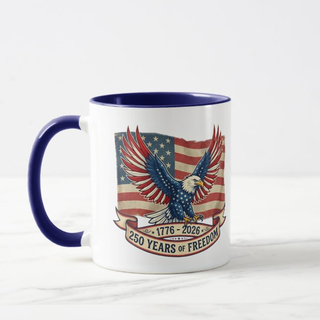 250 Years Of Freedom Mug (Left)