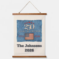 250 Years of Freedom - Personalized Wall Tapestry