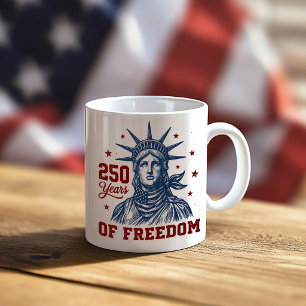 250 Years of Freedom Statue of Liberty Coffee Mug