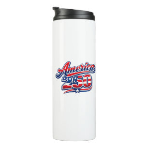 250 Years of Freedom – USA 1776–2026 Patriotic  Thermal Tumbler