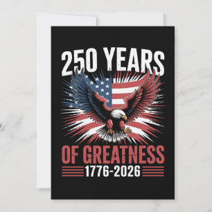 250 Years Of Greatness 1776 2026 250th Anniversary Announcement