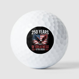 250 Years Of Greatness 1776 2026 250th Anniversary Golf Balls