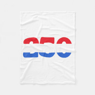 250 Years of Independence 250th Anniversary July Fleece Blanket