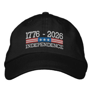 250 Years of Independence 4th of July Anniversary Embroidered Hat