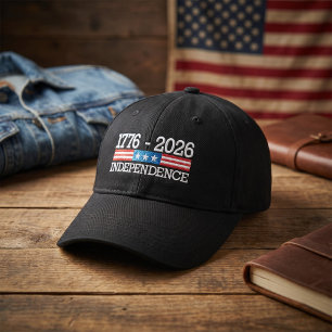 250 Years of Independence 4th of July Anniversary Embroidered Hat