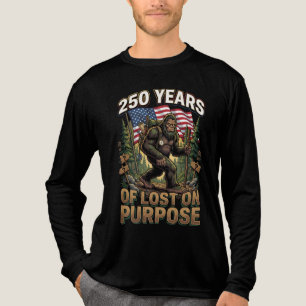250 Years of Lost on Purpose Bigfoot Patriotic Tri-Blend Shirt