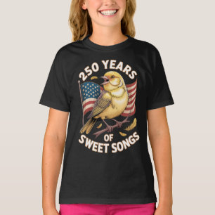 250 Years of Sweet Songs Canary Art T-Shirt