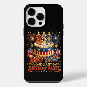 250 Years One Giant Birthday 250 Anniversary USA iPhone 14 Pro Max Case