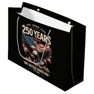 250 Years One Nation Under God Large Gift Bag