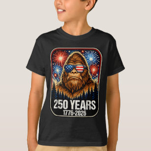 250 Years Patriotic Bigfoot 1776-2026 250th T-Shirt