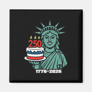250 Years Statue Of Liberty 1776-2026 250th 4th Of Magnet