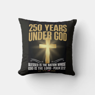 250 Years Under God Cushion
