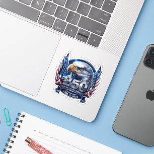 250 Years United States Bald Eagle American Flag