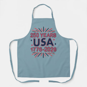 250 Years USA   1776–2026 Semiquincentennial Apron