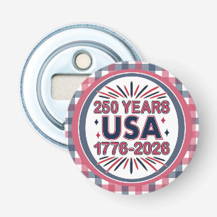 250 Years USA 1776–2026 Semiquincentennial Bottle Opener