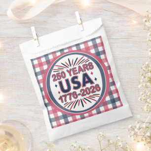 250 Years USA 1776–2026 Semiquincentennial Favour Bags