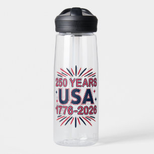 250 Years USA 1776–2026 Semiquincentennial Water Bottle