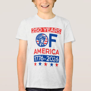 250 Years Usa American Revolution Semiquincentenni Tri-Blend Shirt