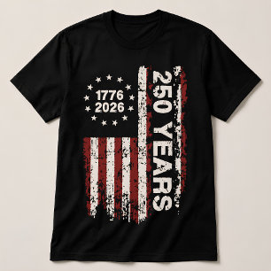 250 Years USA Anniversary 250th Independence Day T-Shirt