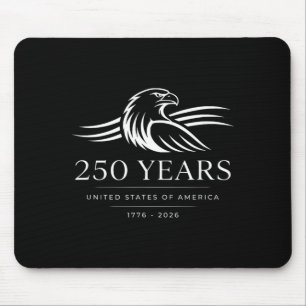 250 Years USA Eagle 1776-2026 Patriotic American Mouse Pad