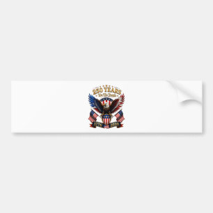 250 Years We The People Eagle Bumper Sticker