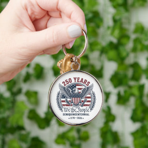250 Years We the People Eagle Emblem Key Ring